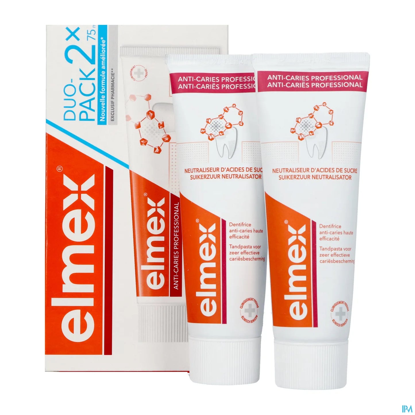 Dentifricio professionale anticarie 2x75ml