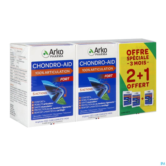 Chondro-Aid 100% Joint Lot 180 Capsules