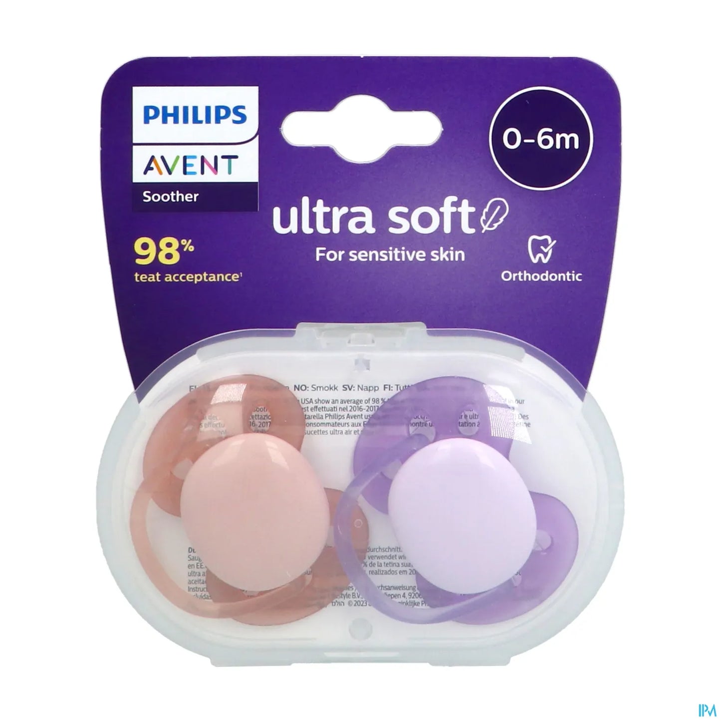 Sucette Ultra Douce Neutre 0 à 6 Mois