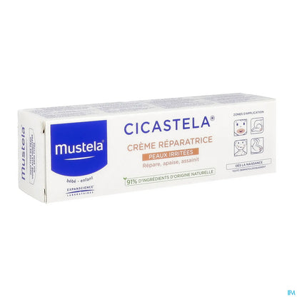 Cicastela Crème Réparatrice Peau Irritée 40ml