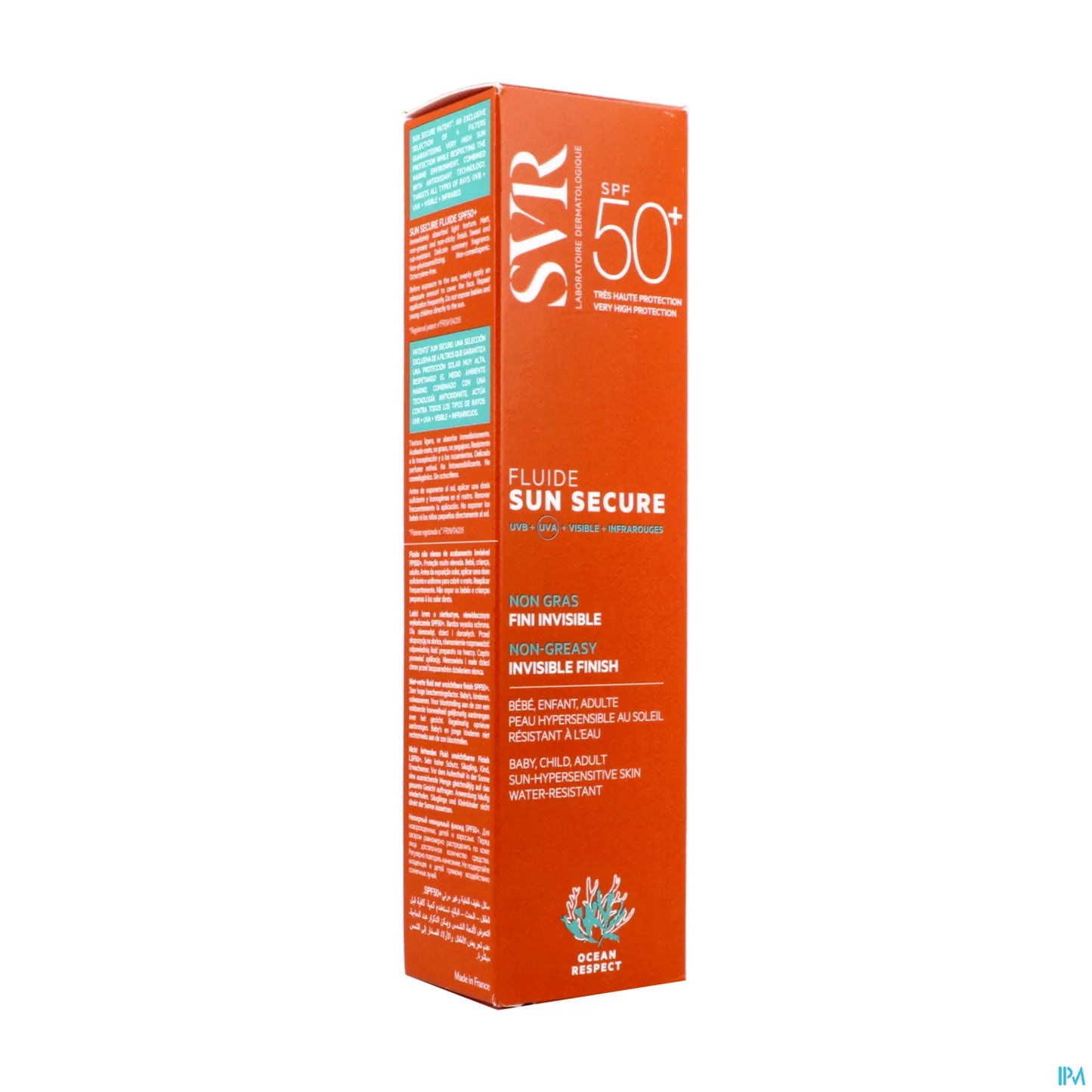 SVR Sun Secure Fluide Solaire Visage SPF 50+ 50 mL