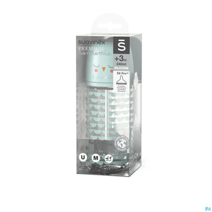 Biberon Verre 240 ml Bonhomia Vert