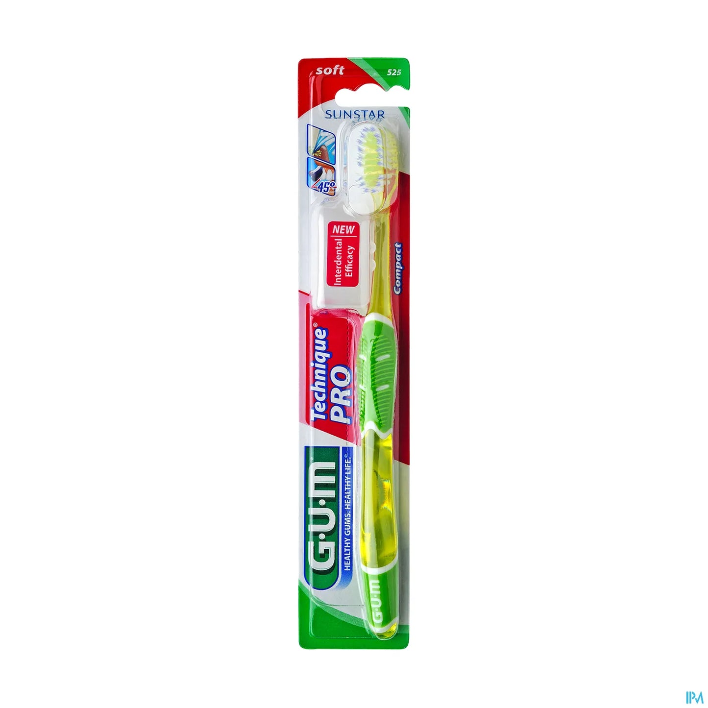 GUM Brosse à Dents Technique Pro Souple 1 unité