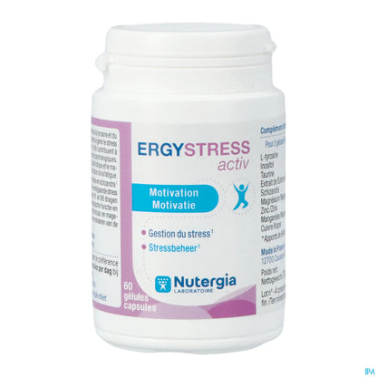 Ergystress Activ - Gestion du Stress - 60 Gélules