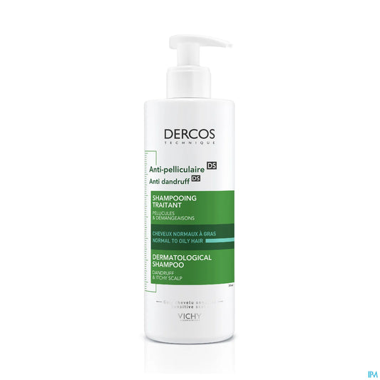 Dercos Shampooing Antipelliculaire Cheveux Normaux à Gras 390ml