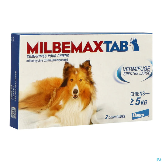 Comprimé Vermifuge Chien Boîte de 2