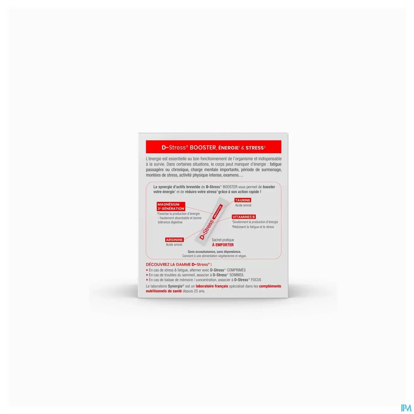 Synergia D Stress Booster Stick 30 sachets