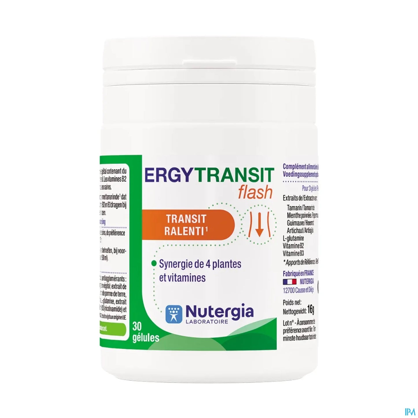 Ergytransit Flash 30 Gélules Transit Ralenti