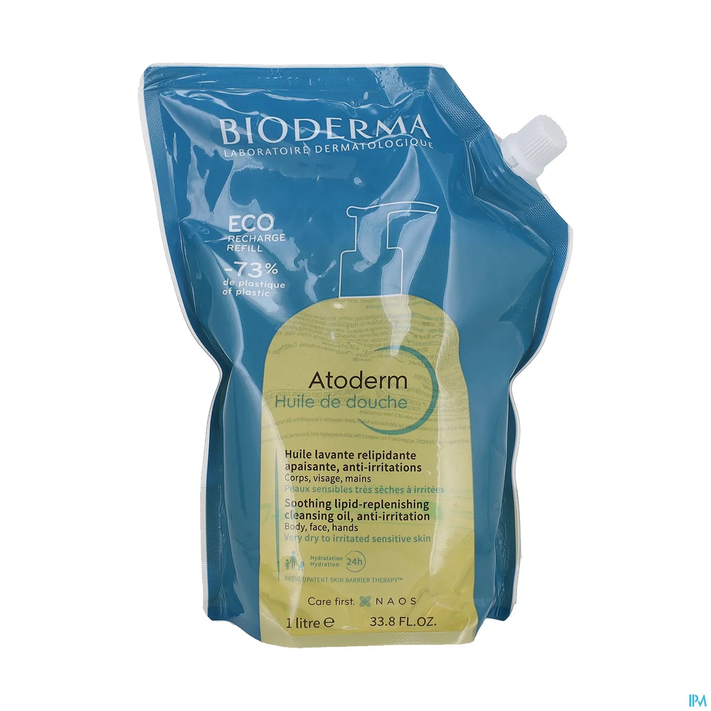 Atoderm Huile de Douche Éco-Recharge 1 Litre