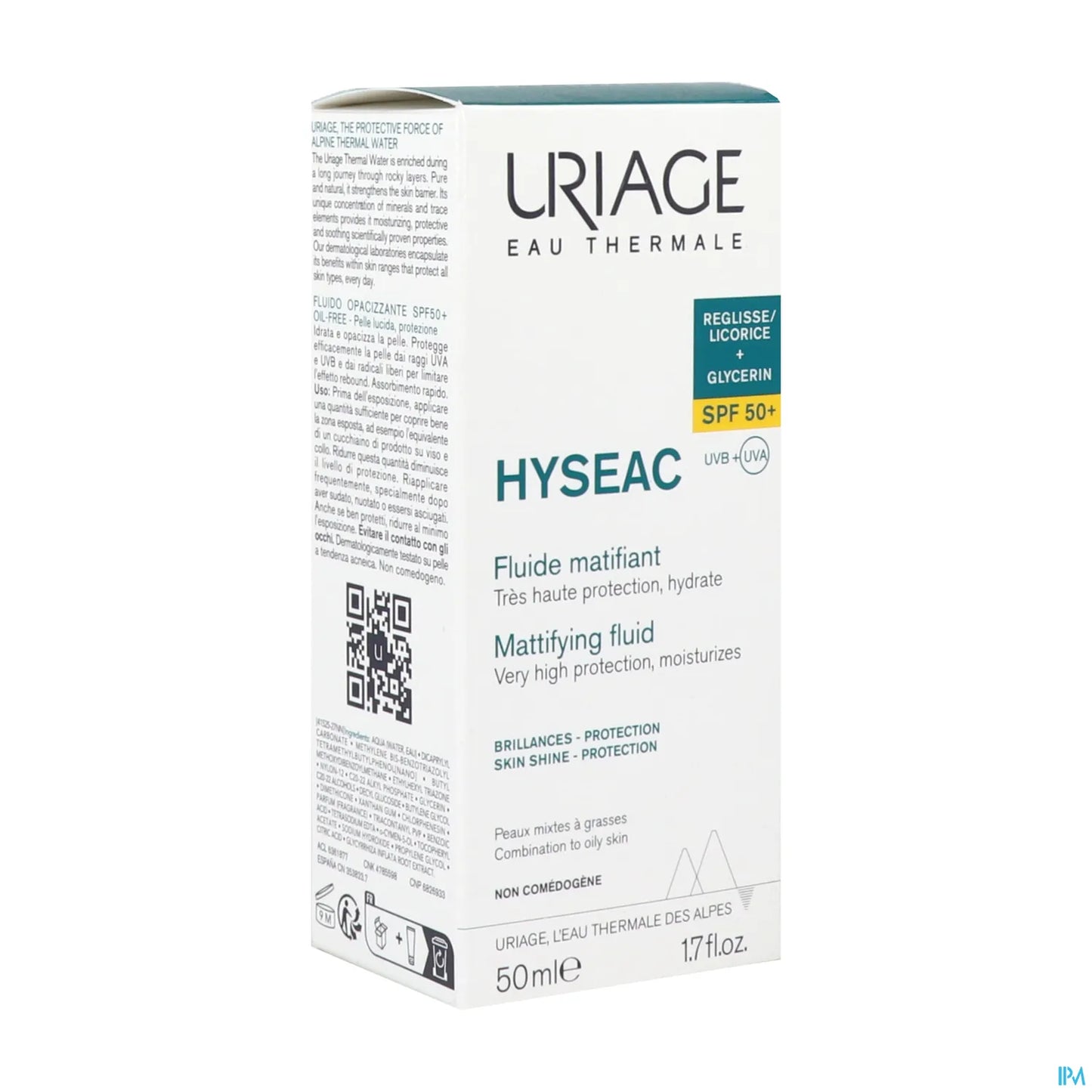 Hyseac Fluide Protection Solaire 50+ 50 mL