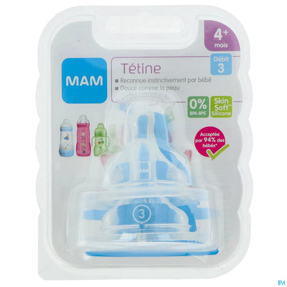 Tétine Silicone Débit Rapide 3 X2