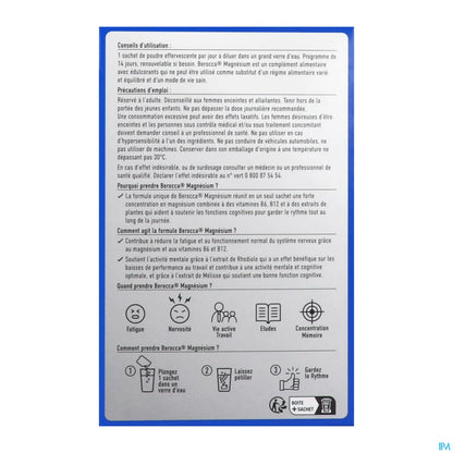 Bustine di polvere effervescente di magnesio 14