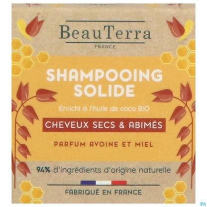 Shampoo solido per capelli secchi e danneggiati 75G