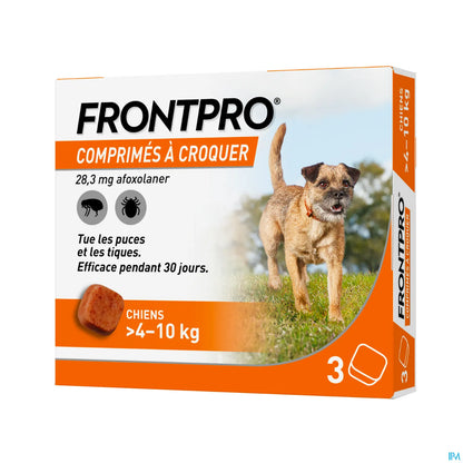 Frontpro 28mg Dog 4-10 Kg Oral Antiparasitic 3 Tablets