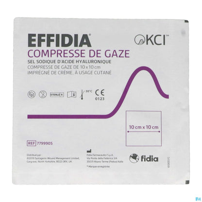 Compresse Imprégnée 10x10cm 10 Pièces