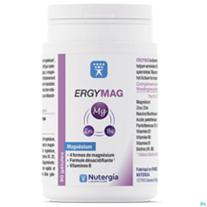 Ergymag Magnésium Vitamines B Zinc 45 Capsules