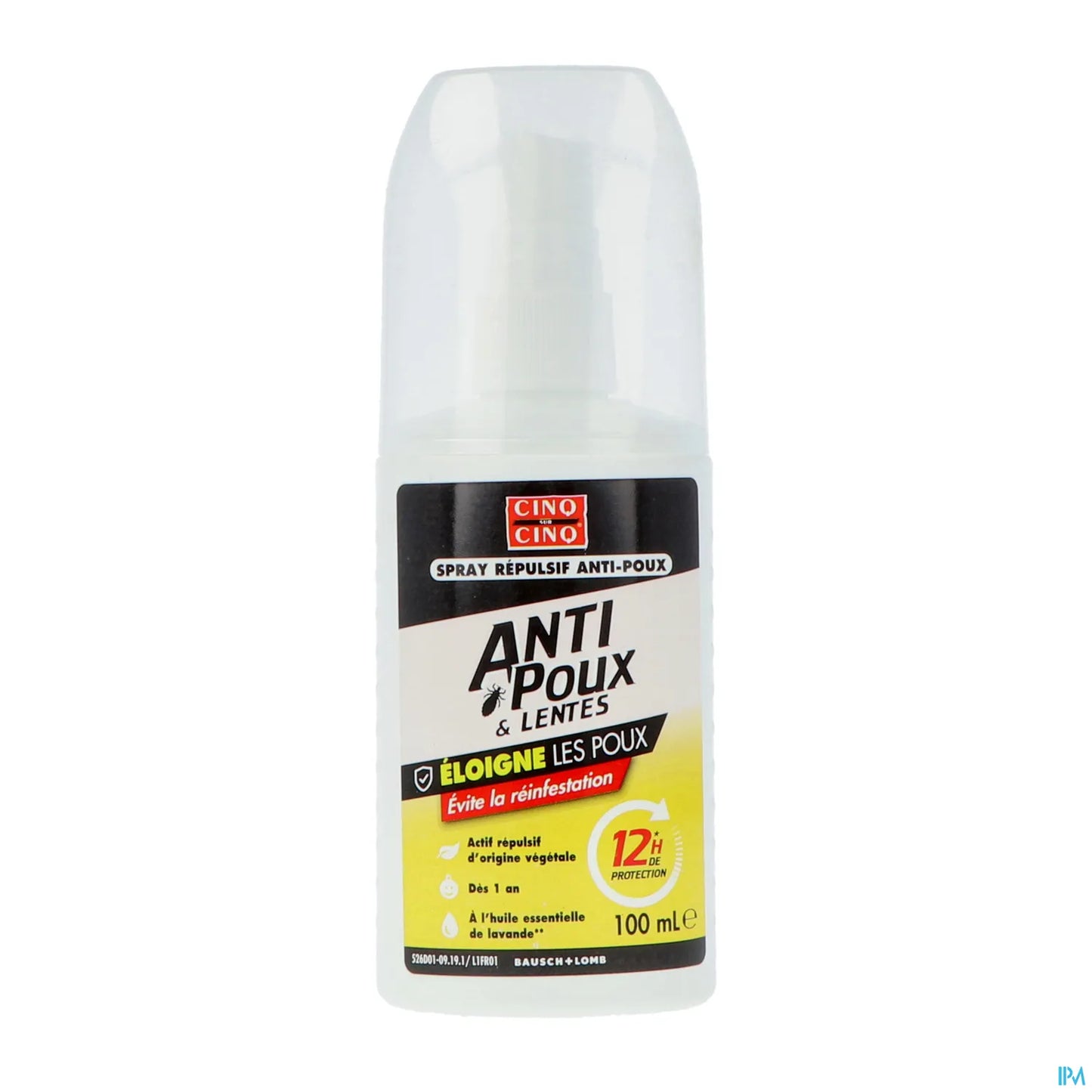 Anti Poux et Lentes Spray Protection 12H 100 ml