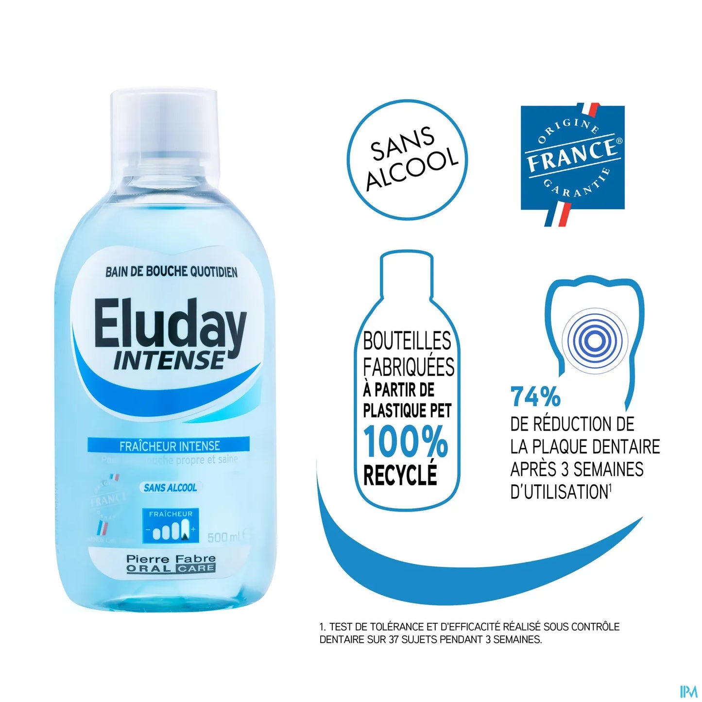 Intense Bain de Bouche 500ml Fraîcheur Intense