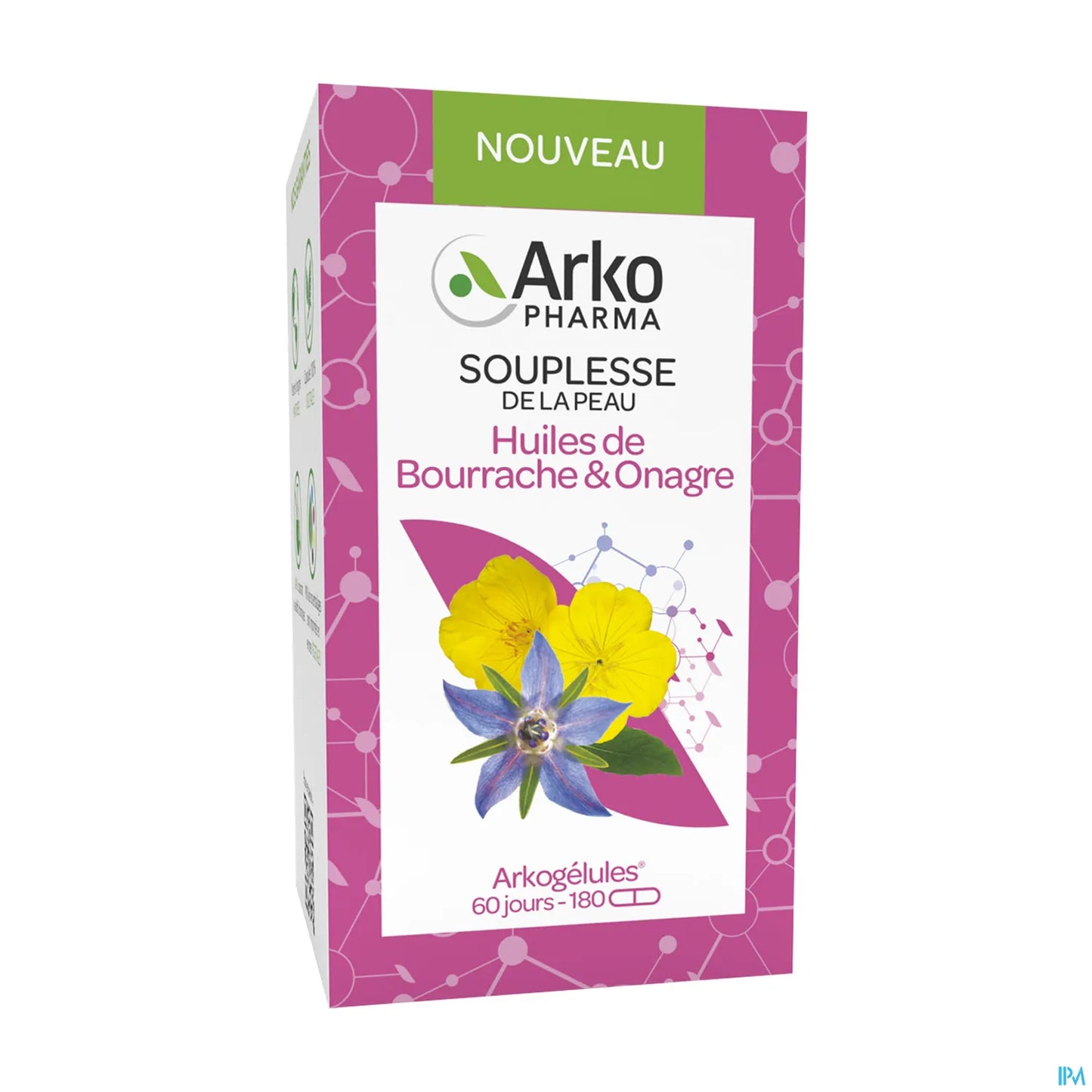 Huiles de Bourrache et d'Onagre 180 Capsules