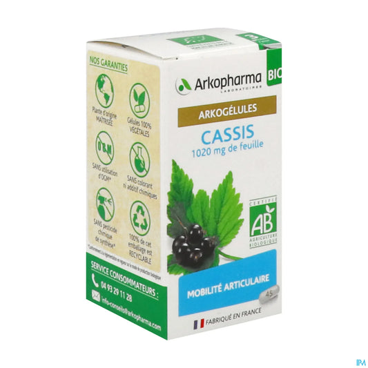 Arkogélules Organic Blackcurrant 45 Capsules