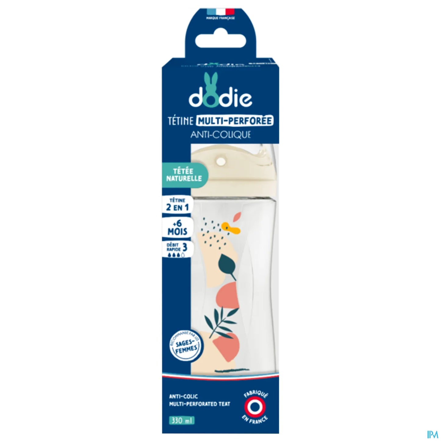 Biberon anticolica tettarella multiforata 330 ml