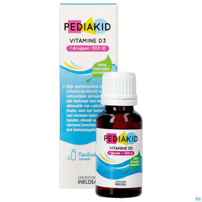 Ineldea Pediakid Vitamin D3 200 IU 20ml