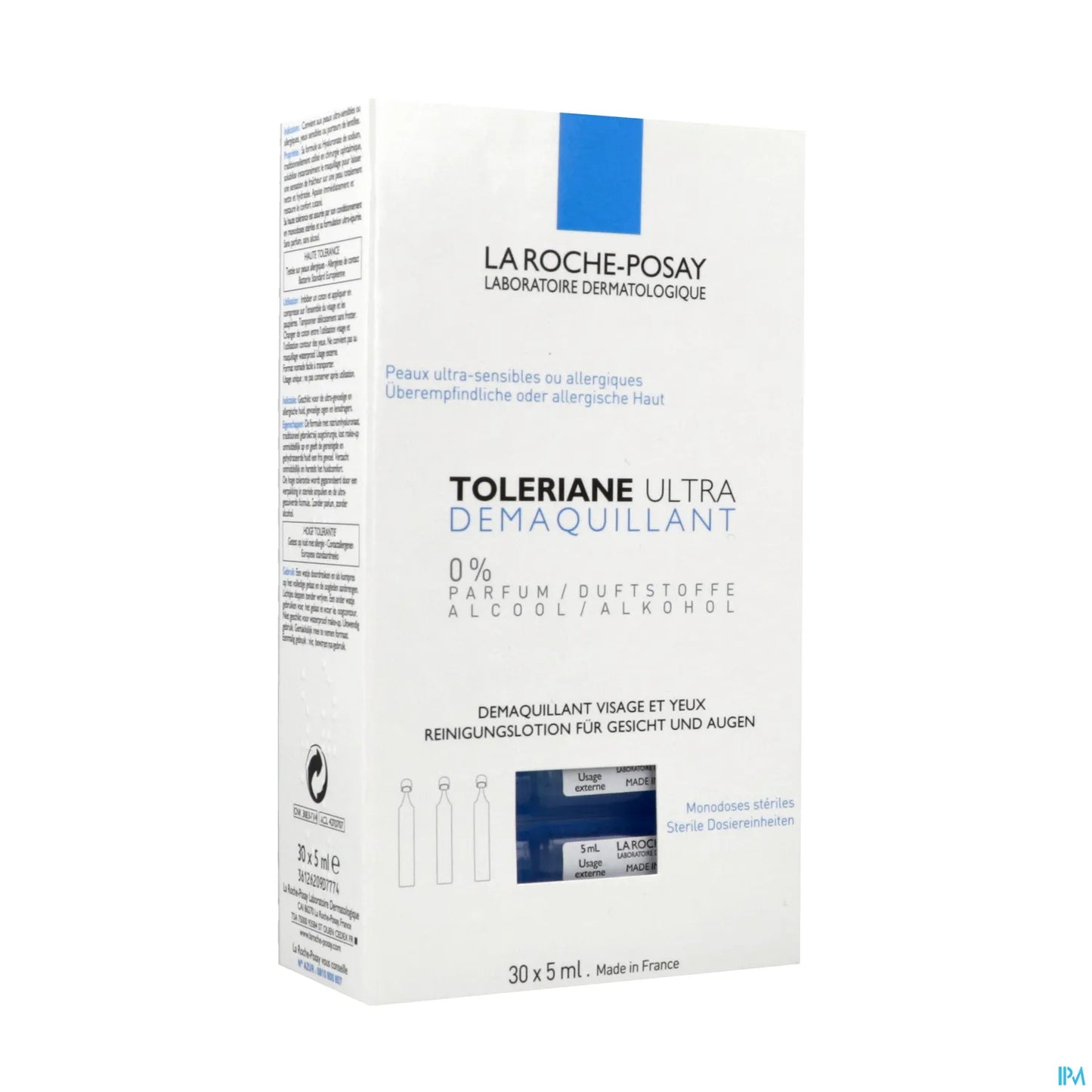 Toleriane Démaquillant Yeux Dosettes 30x5mL
