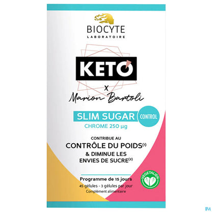 Keto Slim Sugar Control 45 Capsules