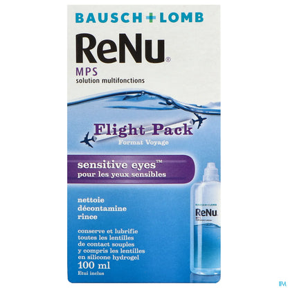 Bausch &amp; Lomb ReNu MPS Soluzione multiuso per occhi sensibili formato da viaggio 100 ml