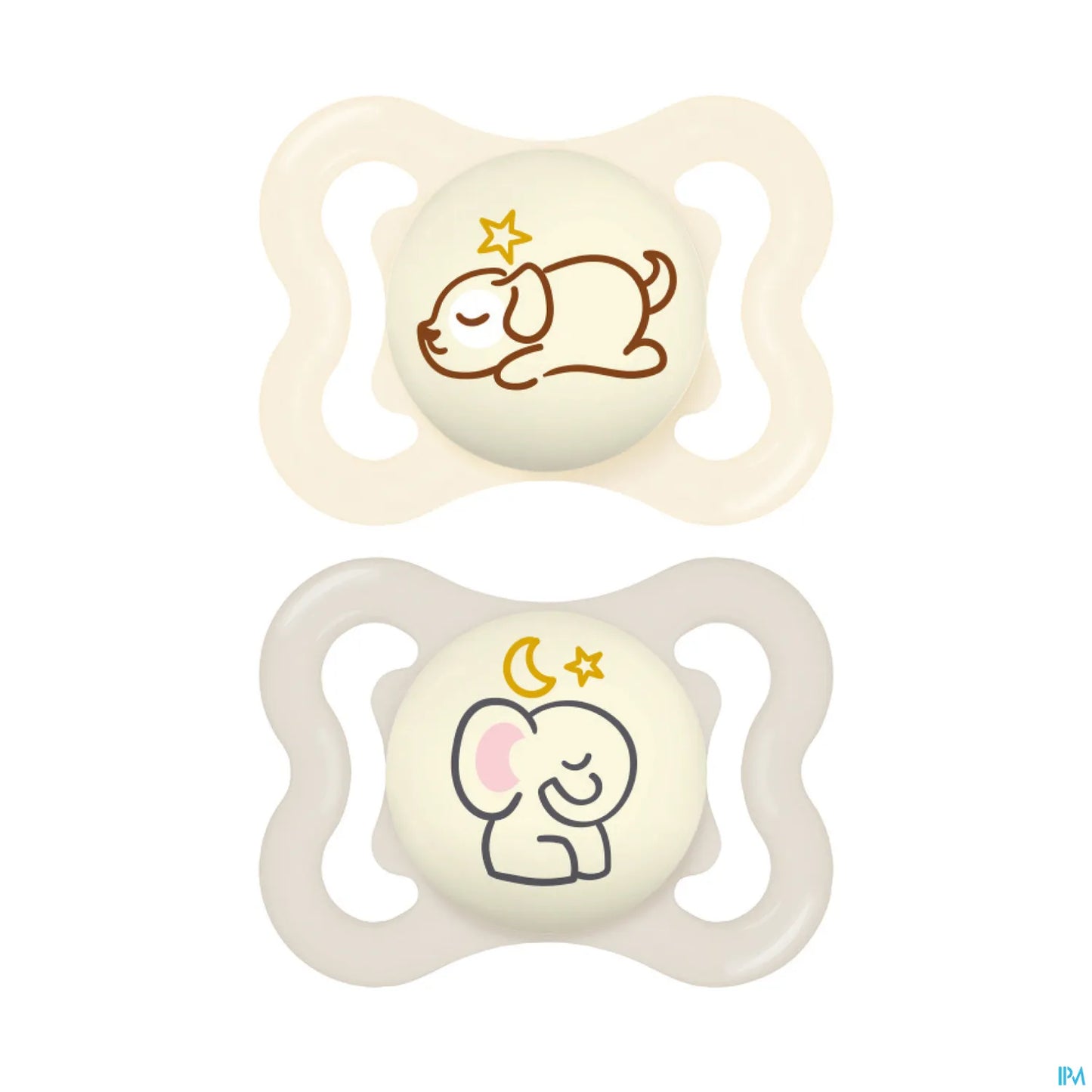 2 Sucettes Supreme Nuit Silicone 2-6 Mois