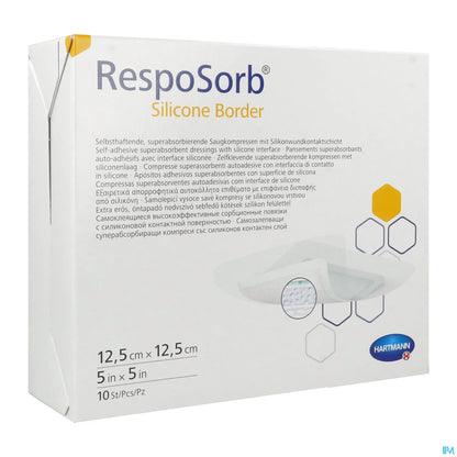 RespoSorb Silicone Border 12,5 x 12,5 cm boîte de 10