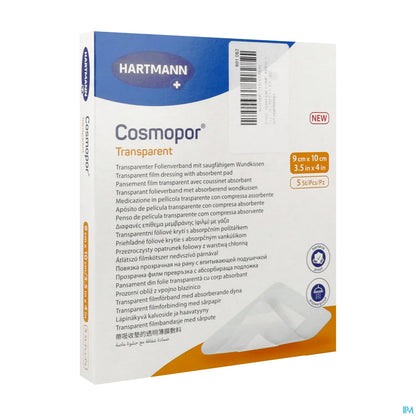 Hartmann Cosmopor Trasparente Sterile 9x10cm 5 Pz