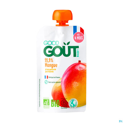 Organic Mango Puree Pouch for Baby 120g