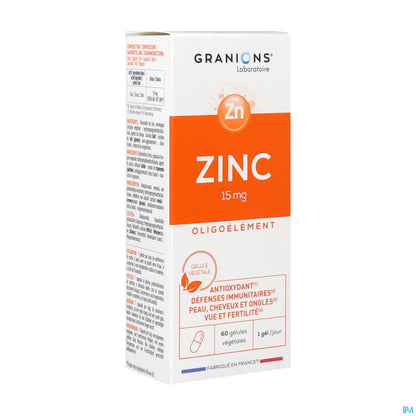 Zinco 15 mg 60 capsule