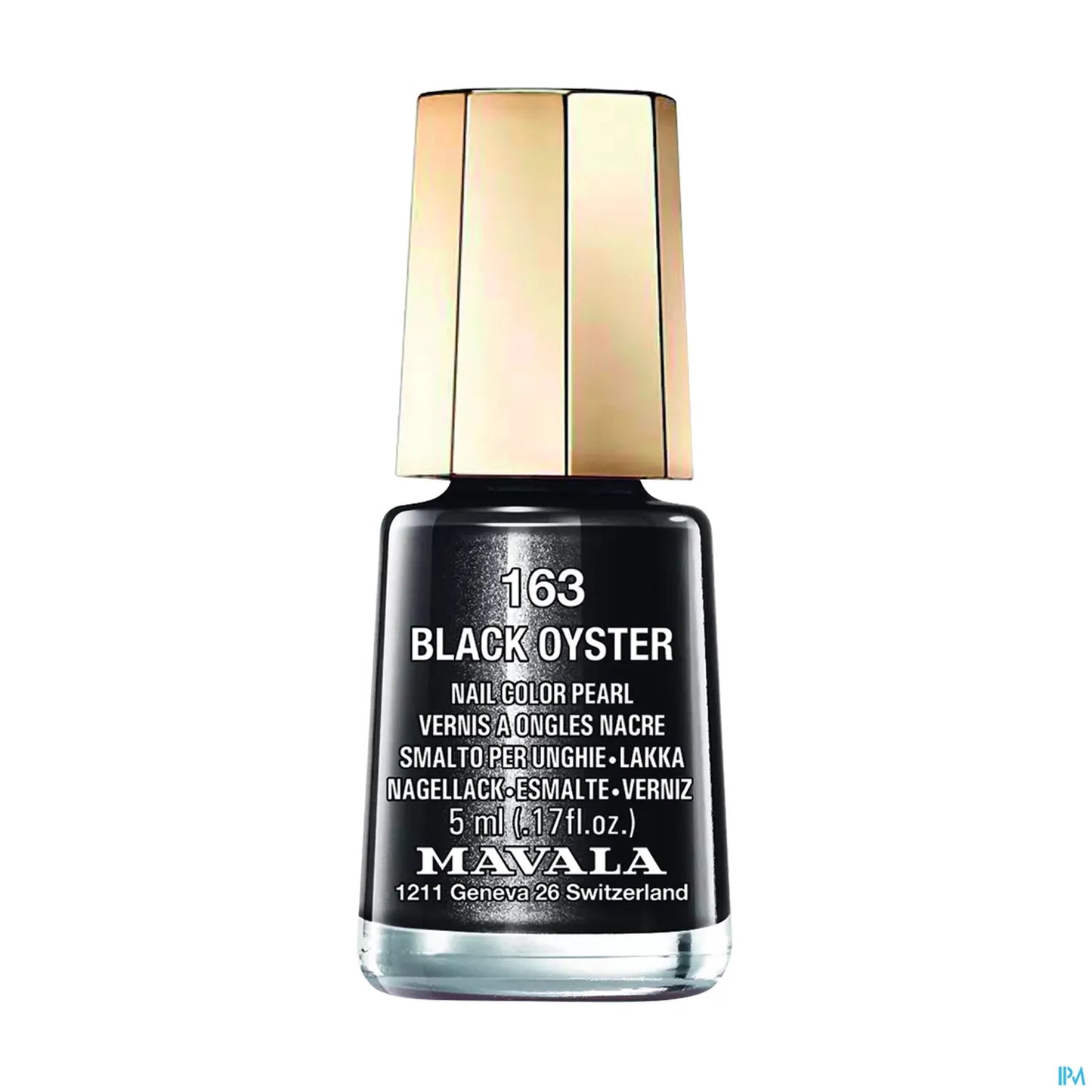 Mini Color Nail Polish Black Oyster 5 ml