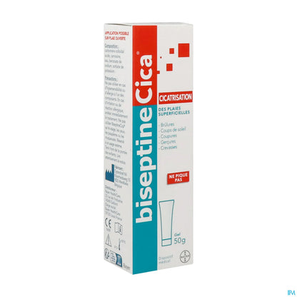 BiseptineCica Gel 50g Cicatrisation des Plaies Superficielles