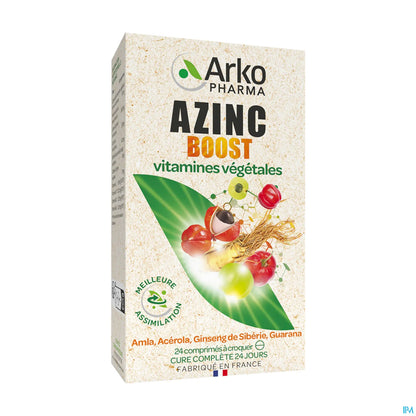 Azinc Boost Plant Vitamins 24 Chewable Tablets