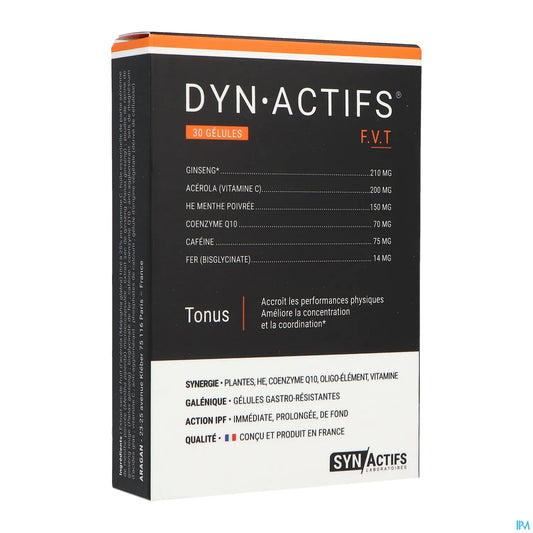 Synactifs DynActifs Tonus 30 Capsules