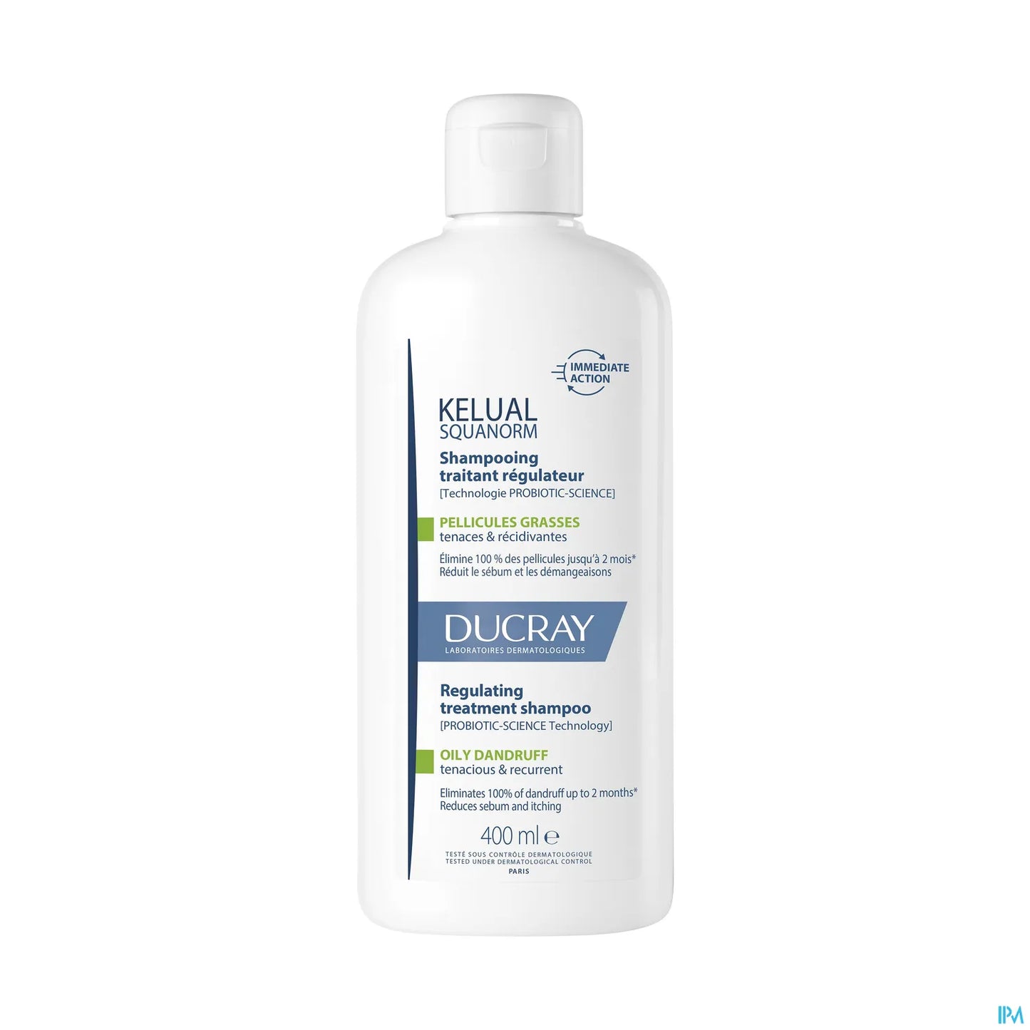Squanorm Shampooing Régulateur Pellicules Grasses 400 ml