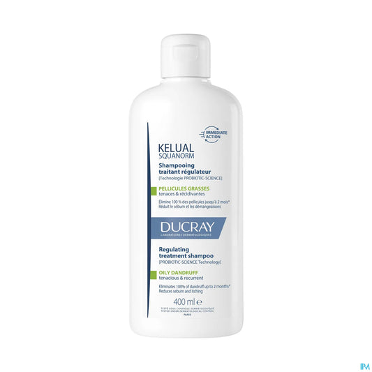 Squanorm Shampooing Régulateur Pellicules Grasses 400 ml
