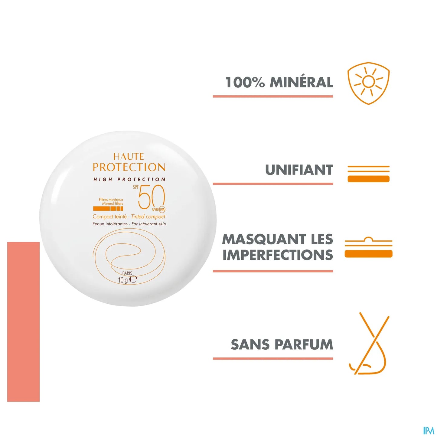 Compact Teinté Haute Protection SPF 50 Sable