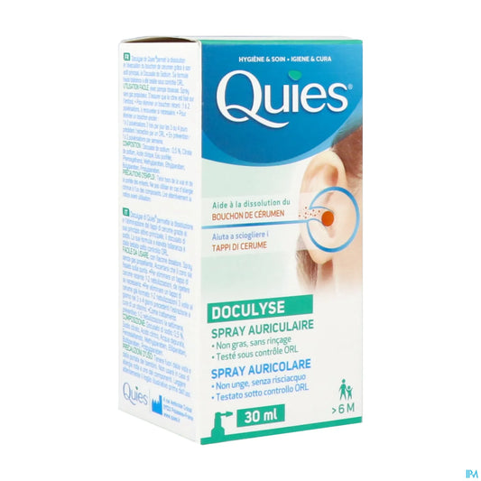 Doculyse Spray Auriculaire Anti-Bouchon de Cérumen 30ml