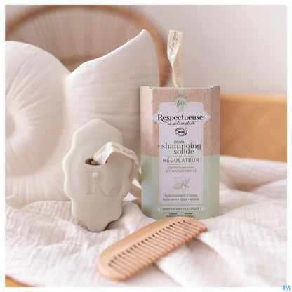 Organic Regulating Solid Shampoo for Oily Hair 75g