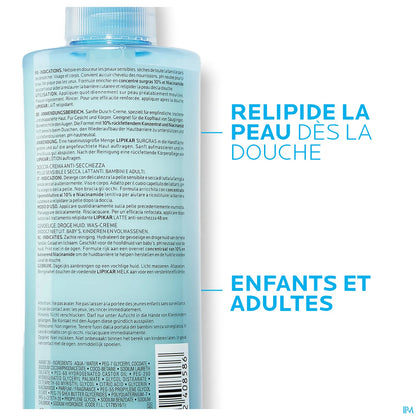 Lipikar Surgras Douche Crème Concentrée Anti Dessèchement 400ml