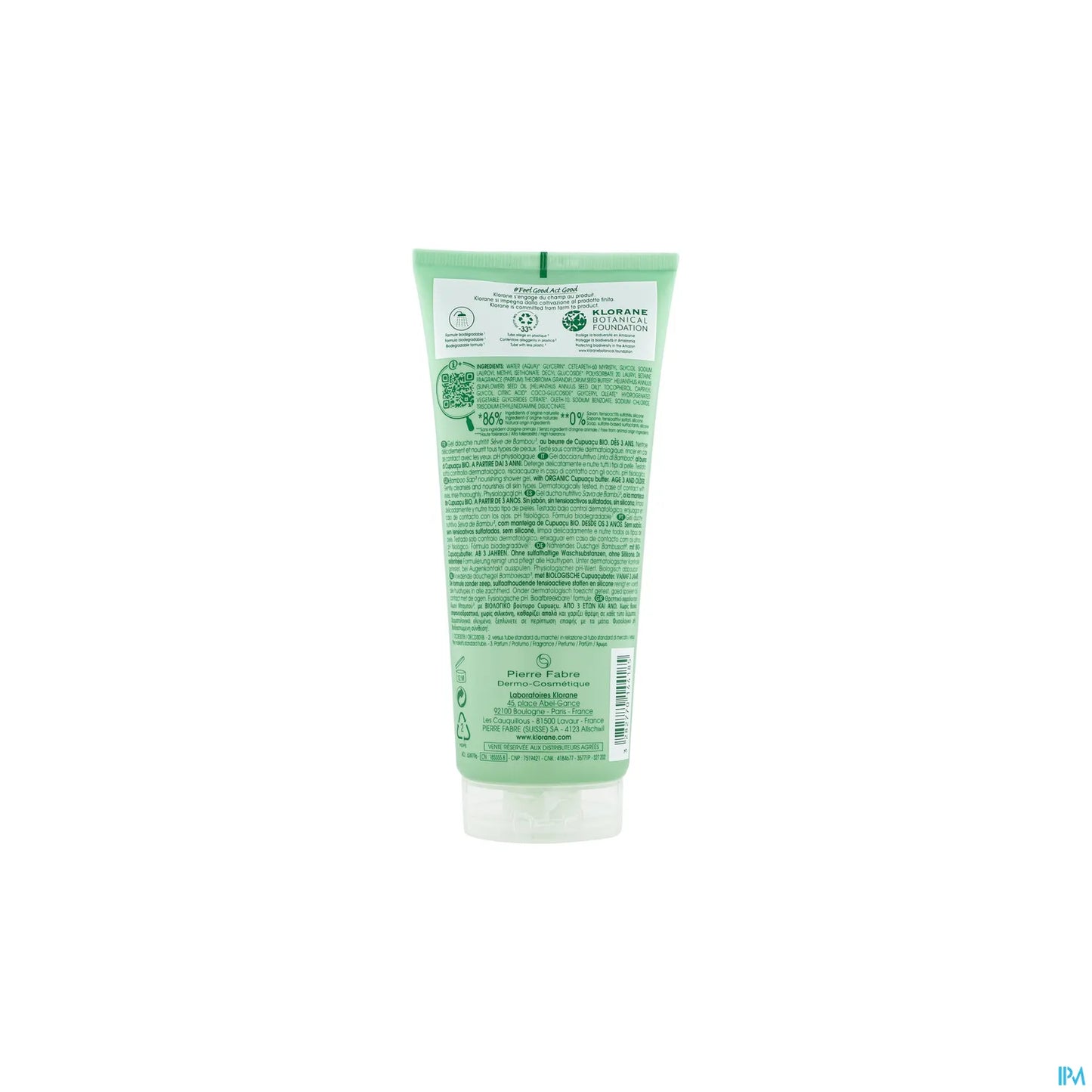 Gel doccia alla linfa di bambù 200 ml