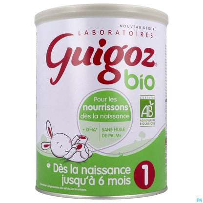 Bio 1 Lait en Poudre Premier Âge de la Naissance Jusqu'à 6 Mois 800g