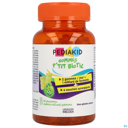 Gommes P'tit Biotic 60 Gommes
