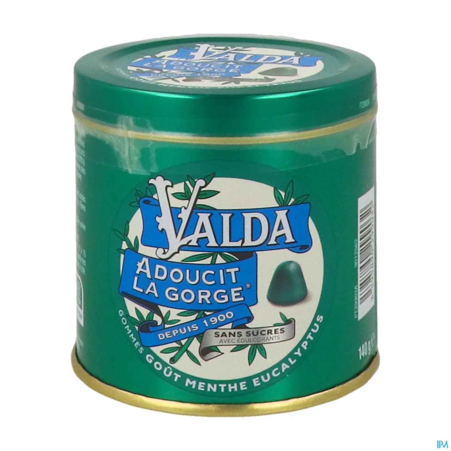 Valda Gommes Sans Sucres Goût Menthe Eucalyptus 140g