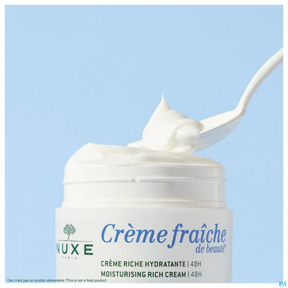 Crème Riche Hydratante 48H Crème Fraîche de Beauté 50ml