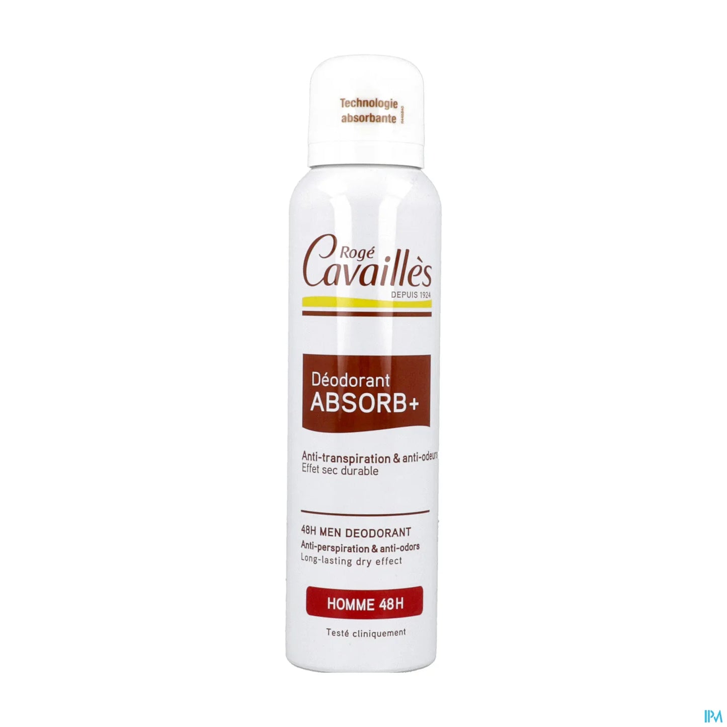 Rogé Cavaillès Déodorant Absorb+ Homme 48h Spray 150 ml